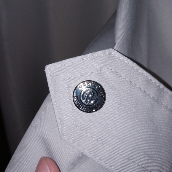 BERNARDO Womens Modern Tech Trench Coat Size XL Gray Belted Hooded - Picture 3 of 13